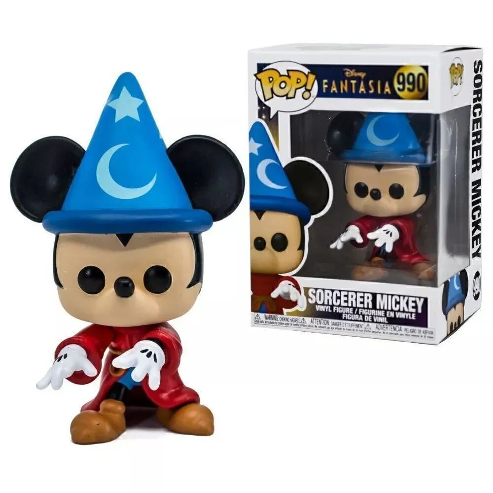 NWT Disney Fantasia Sorcerer Mickey Mouse Funko Pop #990 Vinyl Figure